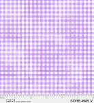 Sorbet Gingham 4985 V Lavender P and B Textiles